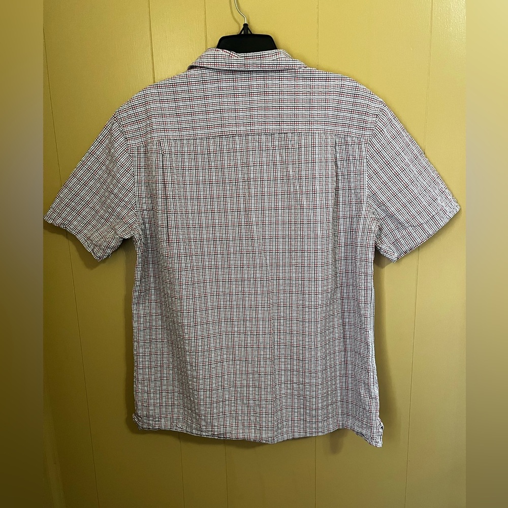 Johnston & Murphy Plaid Button Down Shirt Size L Holiday Occasion Casual Office - Picture 8 of 9